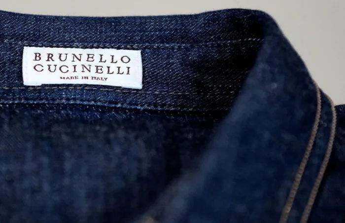A Brunello Cucinelli shirt at the factory in Solomeo. Alessandro Bianchi/Reuters